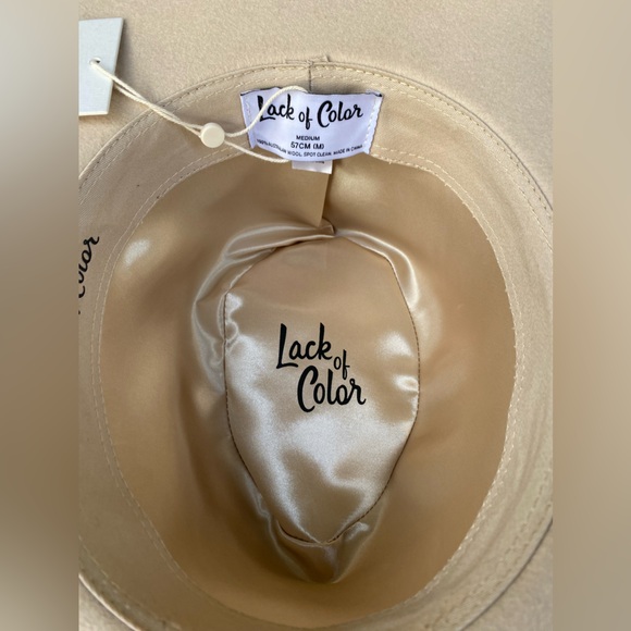 NWT Lack of Color Benson Rancher Beige Wool Velvet Band Size M - Picture 4 of 16